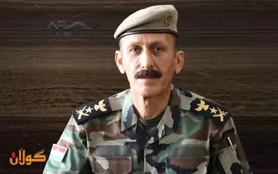 فـەریـق جـەمـال ئـیـمـیـنـكـی سوپاسالاری وەزارەتی پێشمەرگە بۆ گوڵان:   پەیوەندییەكانی نێوان وەزارەتی پێشمەرگە و هاوپەیمانان لە ئاستێكی باشدایە