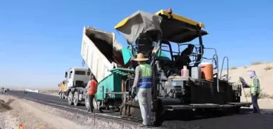 ڕێگای دوو سایدی دەربەندیخان-کەلار نیوەی زیاتر تەواو بووە