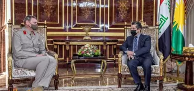 سەرۆکی حکومەتی هەرێمی کوردستان پێشوازی لە جێگری فەرماندەی گشتیی هێزەکانی هاوپەیمانان لە عێراق و سوریا دەکات