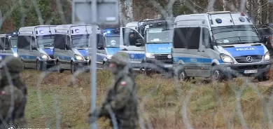 Polîsê Polandayê: 50 koçber hatin desteserkirin