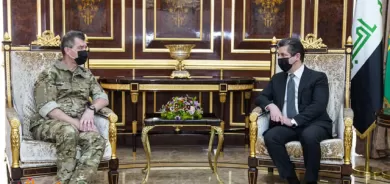 سەرۆکی حکومەتی هەرێمی کوردستان پێشوازی لە فەرماندەی گشتیی هێزی ئۆپەراسیۆنی تایبەتی فەرەنسا دەکات