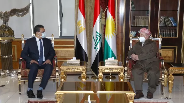 Serok Barzanî li gel balyozê Misirê civiya