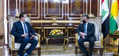 PM Masrour Barzani meets Egyptian Ambassador to Iraq