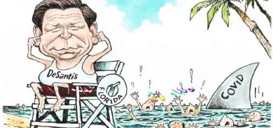 كاریكاتێرێكی سەردەمە، باس لەو كەسانە دەكات