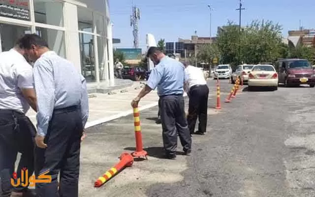 هەڵمەتێك بۆ لابردنی زێدەڕۆیەكانی سەر موڵكی گشتی لە سلێمانی دەستپێكرد