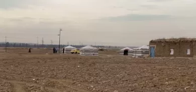 Kerkûk – Erebên hawirde li nav gundekî kurdan de çadir vedan!