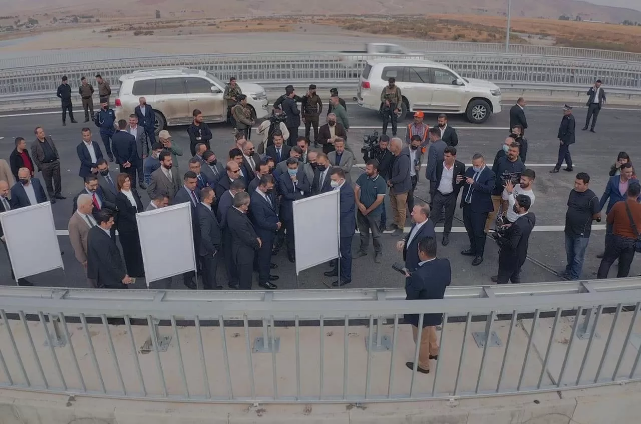 افتتاح أطول جسر في إقليم كوردستان