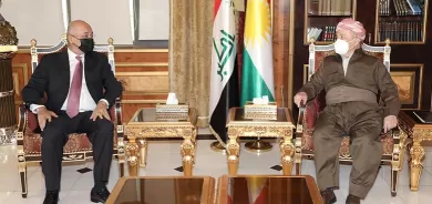 الرئيس بارزاني وبرهم صالح يبحثان سبل تصحيح العملية السياسية