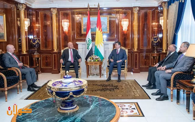 هه‌ردوو سه‌رۆكى عيراق و هه‌رێمى كوردستان دۆخى وڵات تاوتوێ ده‌كه‌ن