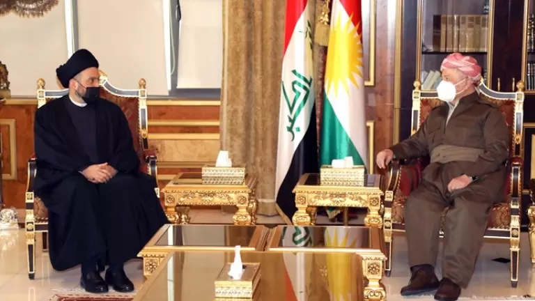 Serok Barzanî û Emar Hekîm civiyan