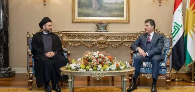 Nêçîrvan Barzanî ligel Berhem Salih civiya