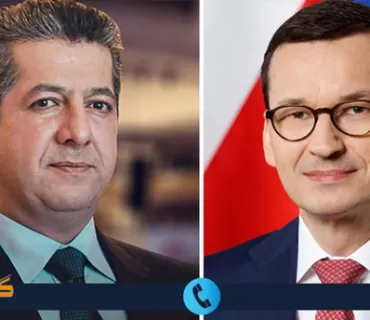 سەرۆکی حکومەتی هەرێمی کوردستان پەیوەندییەکی تەلەفۆنی لە سەرۆک وەزیرانی پۆڵەندا پێگەیشت