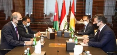 مسرور بارزاني يبحث مع نائب رئيس الوزراء الأردني العلاقات الثنائية ومستجدات العراق والمنطقة