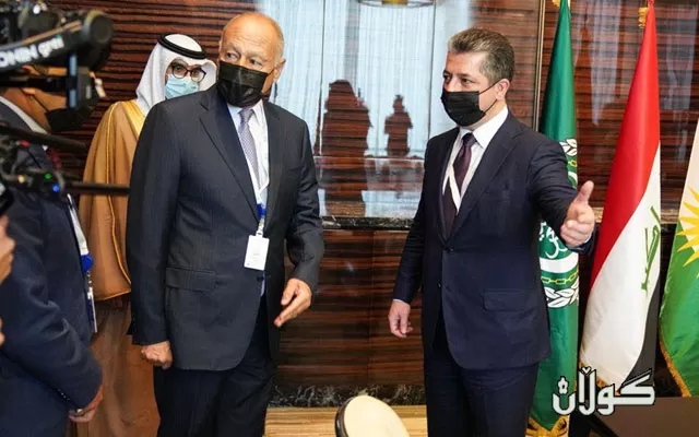 سەرۆکی حکومەت لە گەڵ ئەمینداری گشتیی کۆمکاری عەرەبی کۆدەبێتەوە