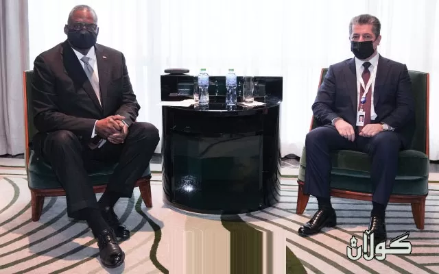 کۆبوونەوەی نێوان مەسرور بارزانی و وەزیری بەرگریی ئەمەریکا دەستیپێکرد