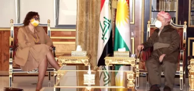 Serok Barzanî li gel Seroka nivîsîngeha hemahengiya YE civiya