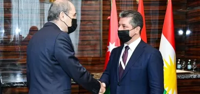 PM Masrour Barzani meets Jordanian Deputy Prime Minister and Foreign Minister