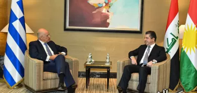 سەرۆکی حکومەتی هەرێمی کوردستان لەگەڵ وەزیری دەرەوەی یۆنان کۆدەبێتەوە