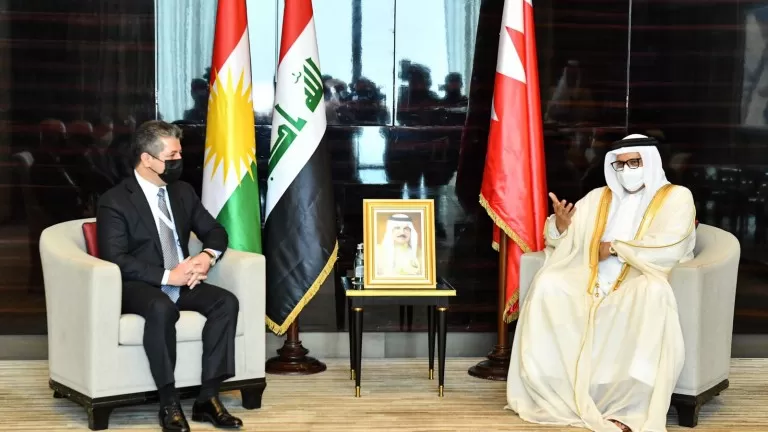 Serokwezîr li gel wezîrê derve yê Behreyinê civiya