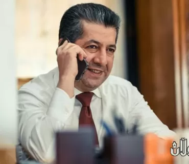 سەرۆکی حکومەتی هەرێمی کوردستان پەیوەندییەکی تەلەفۆنی لە وەزیری دەرەوەی فەرەنسا پێگەیشت