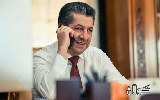 سەرۆکی حکومەتی هەرێمی کوردستان پەیوەندییەکی تەلەفۆنی لە وەزیری دەرەوەی فەرەنسا پێگەیشت