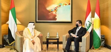 PM Masrour Barzani meets UAE Minister of State