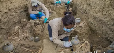 شوێنەوارناسان گۆڕێکی بەکۆمەڵی سەردەمی پێش کۆلۆمبیا لە پێرۆ دەدۆزنەوە