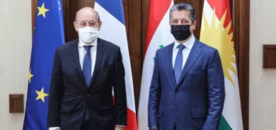 Wezîrê     derve      yê Franseyê telefûna Serokwezîr kir