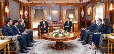 سه‌رۆكى هه‌رێمى كوردستان پێشوازى له‌ باڵيۆزى هۆڵه‌ندا كرد