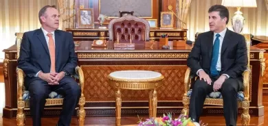 نيجيرفان بارزاني والسفير الهولندي يؤكدان على حلّ مشاكل نتائج الانتخابات بالطرق الدستورية