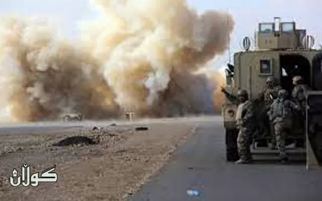 بۆمبێك بە كاروانێكی ئۆتۆمبیلی هاوپەیمانیی نێو دەوڵەتیدا تەقیەوە