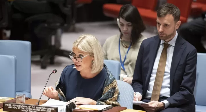 محلل سياسي: إحاطة بلاسخارت صدمت القوى المعترضة على الانتخابات