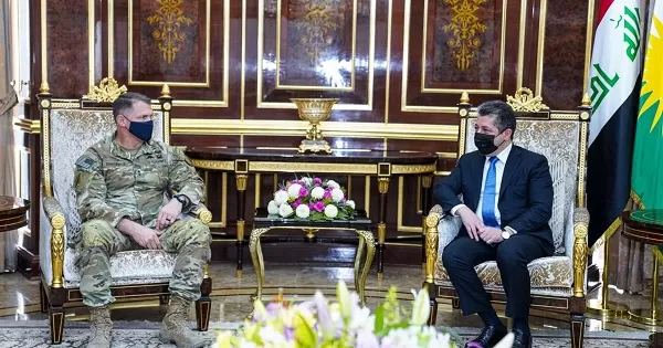 PM Masrour Barzani meets Commander of Coalition forces