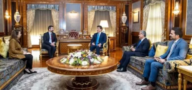 Nêçîrvan Barzanî û balyozê Çek civiyan