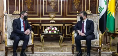 رئيس حكومة إقليم كوردستان يستقبل سفير الجمهورية التشيكية الجديد لدى العراق