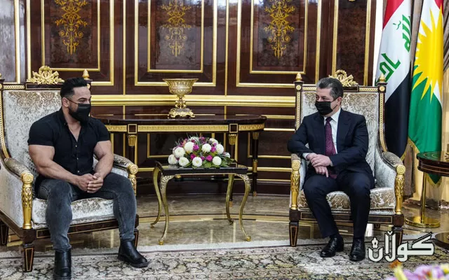 سەرۆکی حکومەتی هەرێمی کوردستان پێشوازی لە پاڵەوانیی ئاسیا بۆ لەشجوانیی دەکات