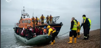 Derbasbûna koçberan li Kanala Îngîlîz