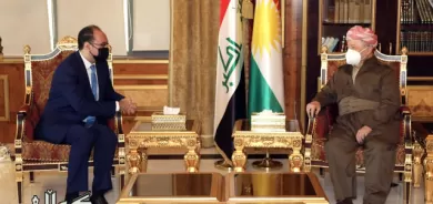 سەرۆک بارزانی پێشوازی لە کونسوڵی گشتیی ئۆردۆن لە هەولێر دەکات