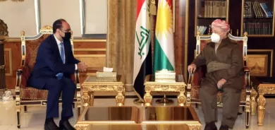 Serok Barzanî li gel Konsulusê Urdinê civiya