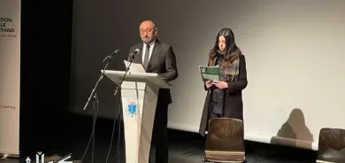 فه‌وزى هه‌ريرى به‌شدارى له‌ يادى كۆچى دواييى خاتوو ميتير‌اندا ده‌كات