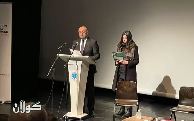 فه‌وزى هه‌ريرى به‌شدارى له‌ يادى كۆچى دواييى خاتوو ميتير‌اندا ده‌كات