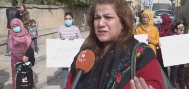 Li Amûdê xwepêşandanek li dijî birina zarokan bo leşkeriyê hate kirin