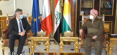 سەرۆک بارزانی پێشوازی لە باڵیۆزی ئیتاڵیا لە عێراق دەکات