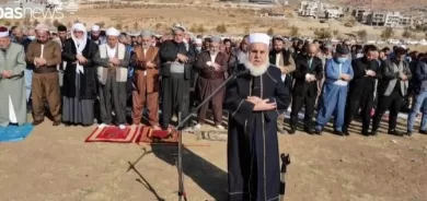 Li Duhokê nimêja baranê hat kirin