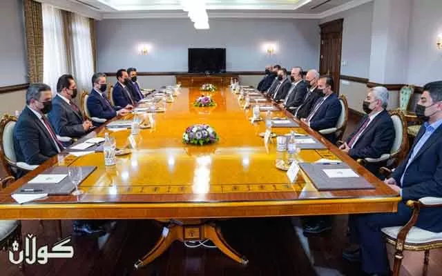 سەرۆکی حکومەتی هەرێمی کوردستان پێشوازی لە ژمارەیەک وەبەرهێنەر دەکات