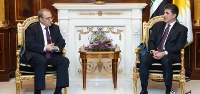 سەرۆک نێچیرڤان بارزانی لەگەڵ نێردەی تایبەتی سەرۆک پوتین کۆبووەوە