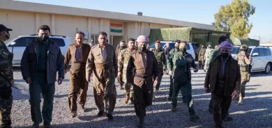 سلامة وحماية أرضنا وأمتنا قبل كل شيء .. مسرور بارزاني يتفقد خطوط البيشمركة في محور مخمور