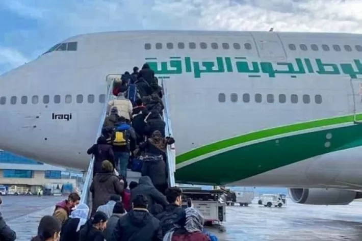 اجلاء دفعة جديدة من العالقين على الحدود البيلاروسية البولندية الى مطاري أربيل وبغداد