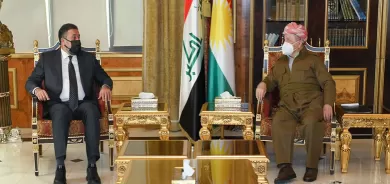 Serok Barzanî û Serokê Hevpeymaniya Azim rewşa siyasî ya Iraqê guftûgo dikin