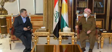 الرئيس بارزاني والشابندر يبحثان سبل تجاوز أزمات العملية السياسية